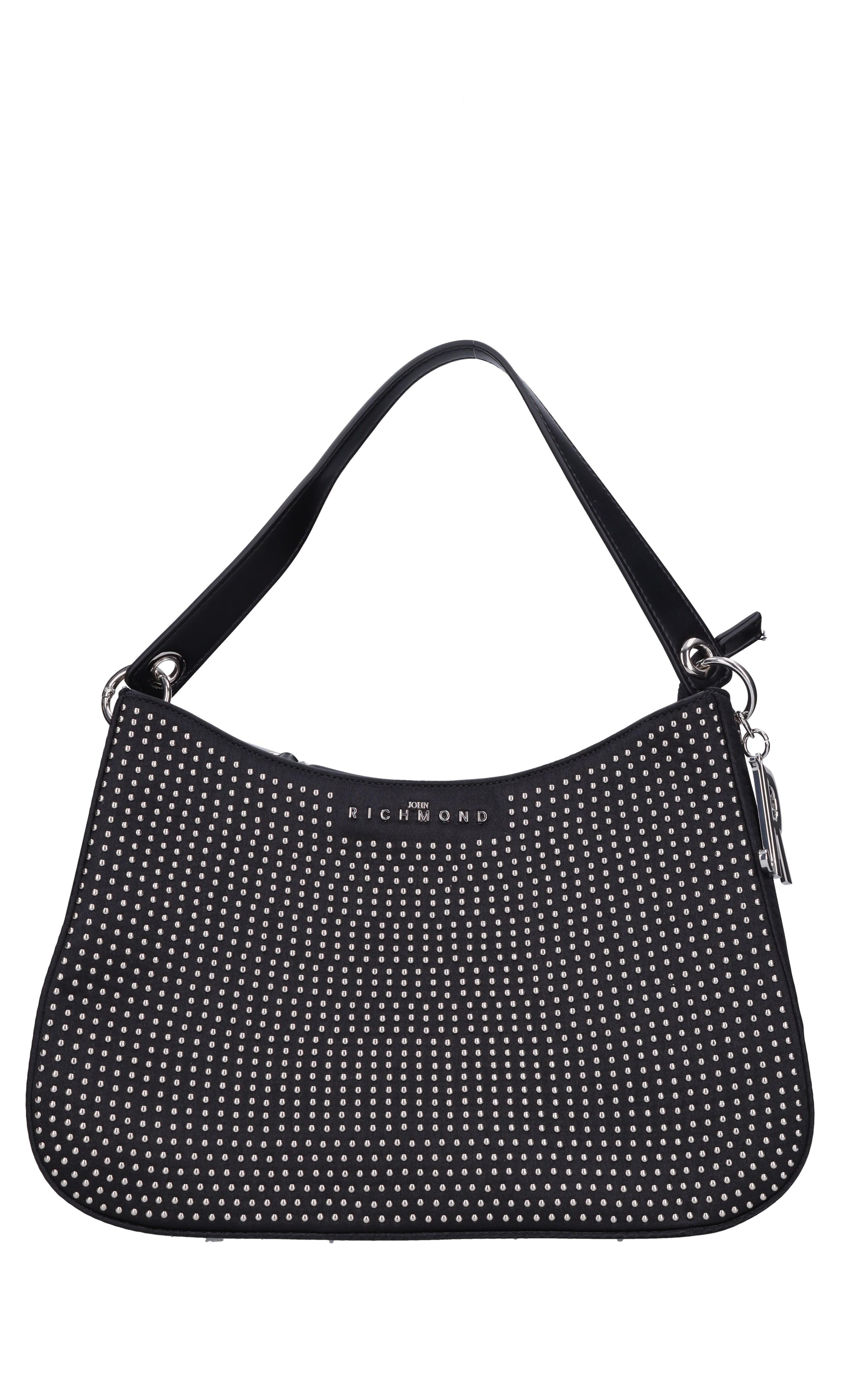 Borsa in raso e borchie 