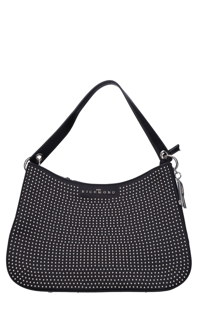 Borsa in raso e borchie 
