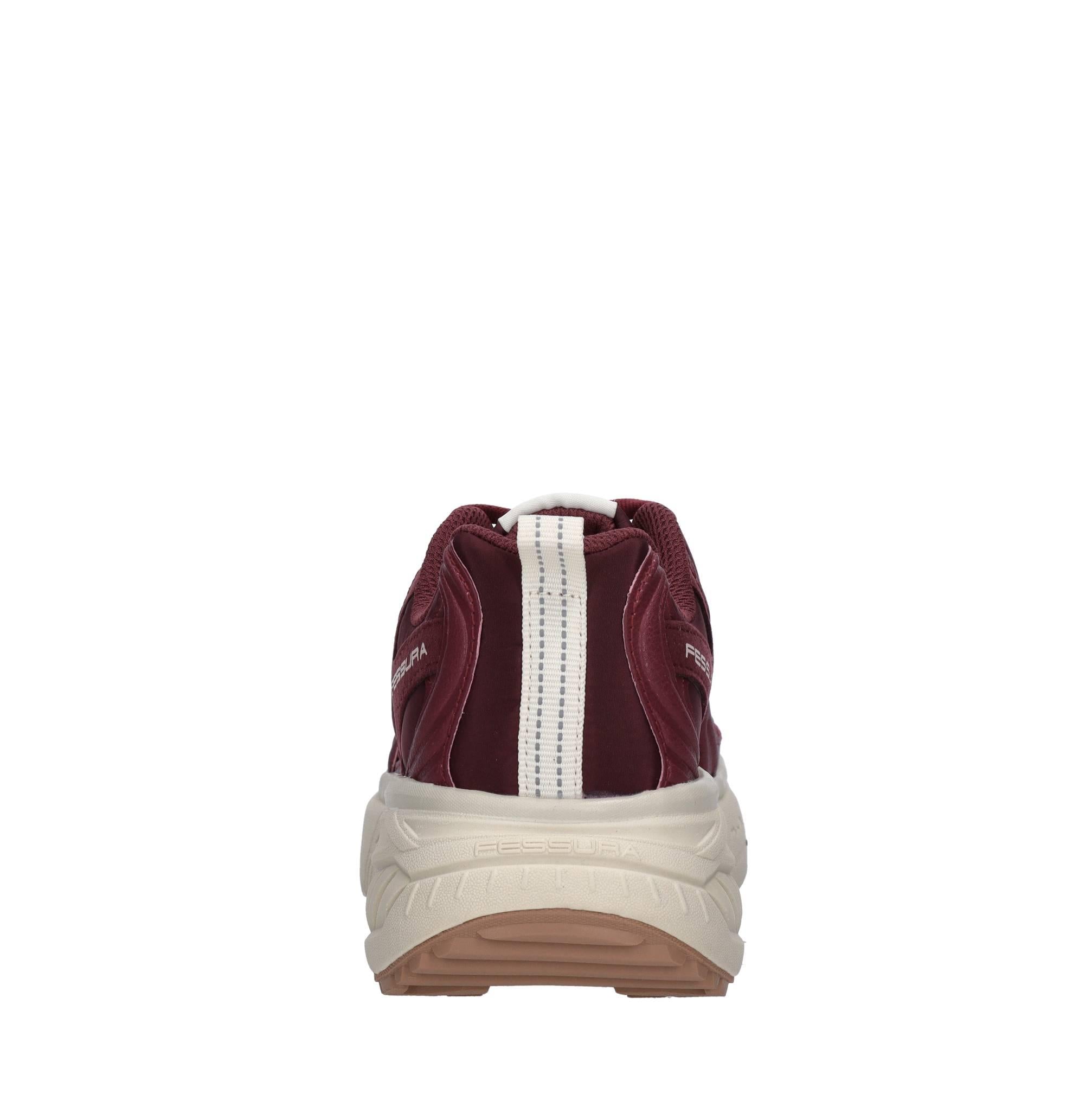 Sneakers in ecopelle e tessuto 