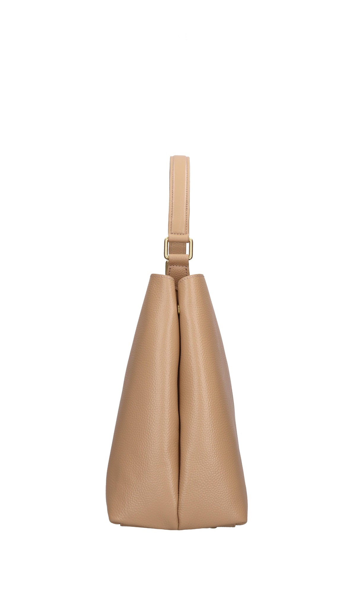 Borsa drilled logo hook in pelle 