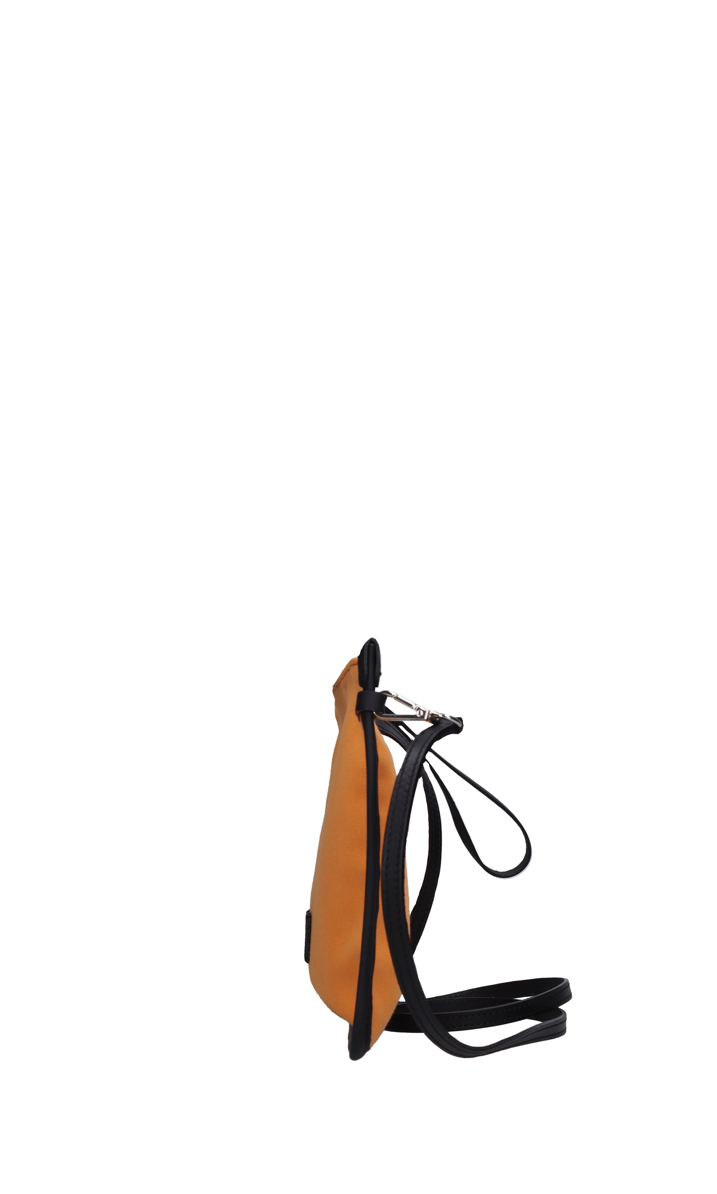 Borsa in pelle e tessuto 