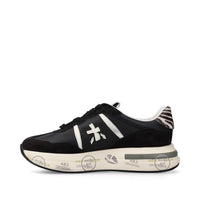 Sneakers Cassie Var 7681 in pelle, ecopelle e tessuto 
