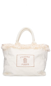 Shopping bag in canvas con nappine. 