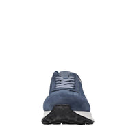 Sneakers in camoscio,pelle e tessuto 