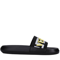 Mules in pelle e gomma 