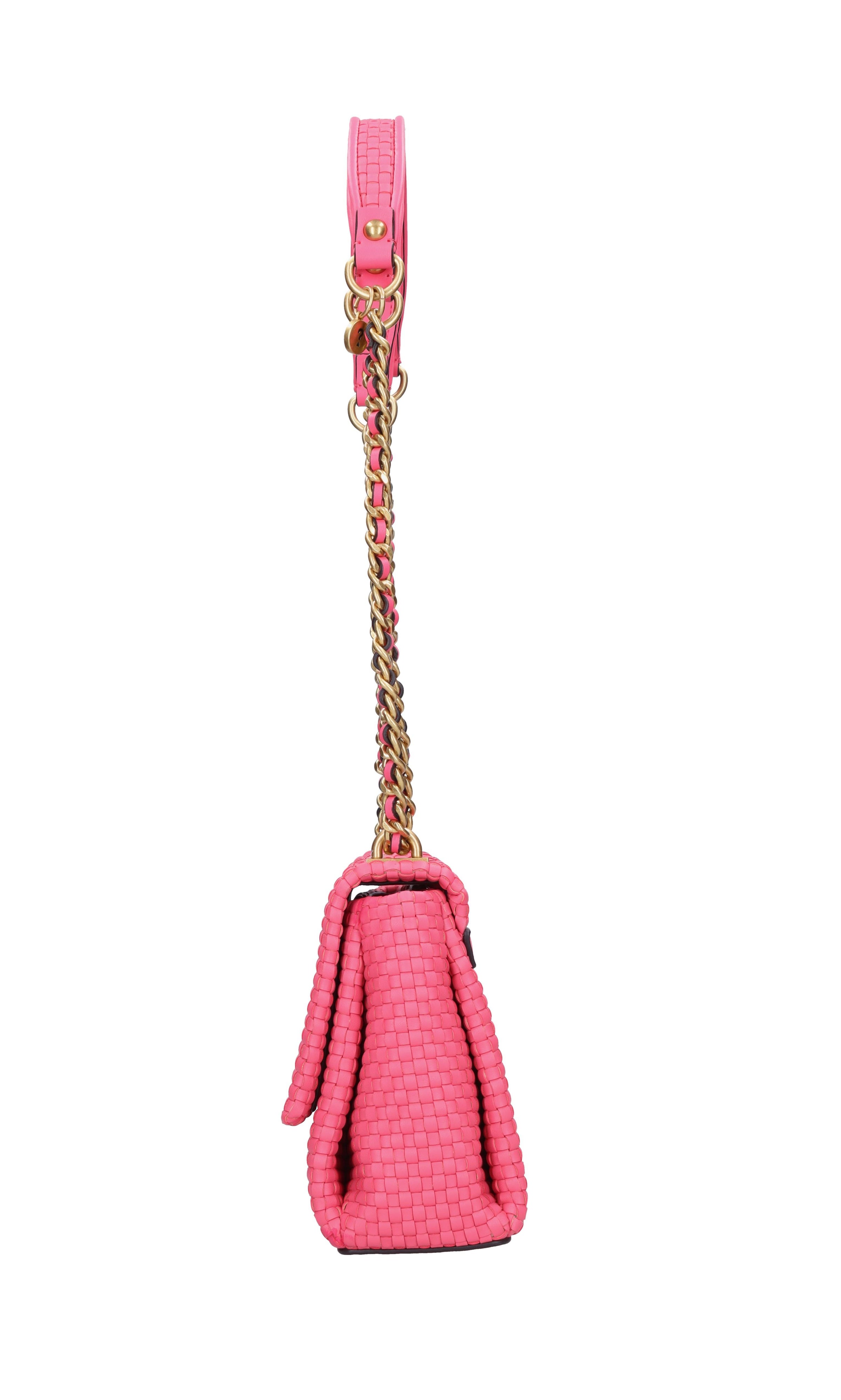 Borsa in ecopelle intrecciata 