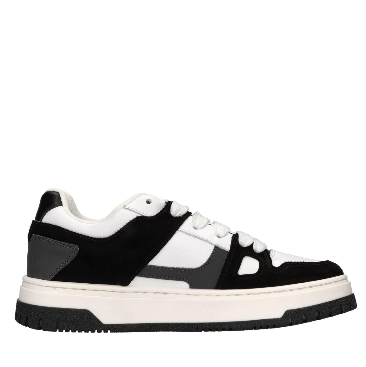 Sneakers in pelle e camoscio 