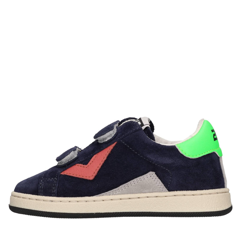 Sneakers in pelle e camoscio 