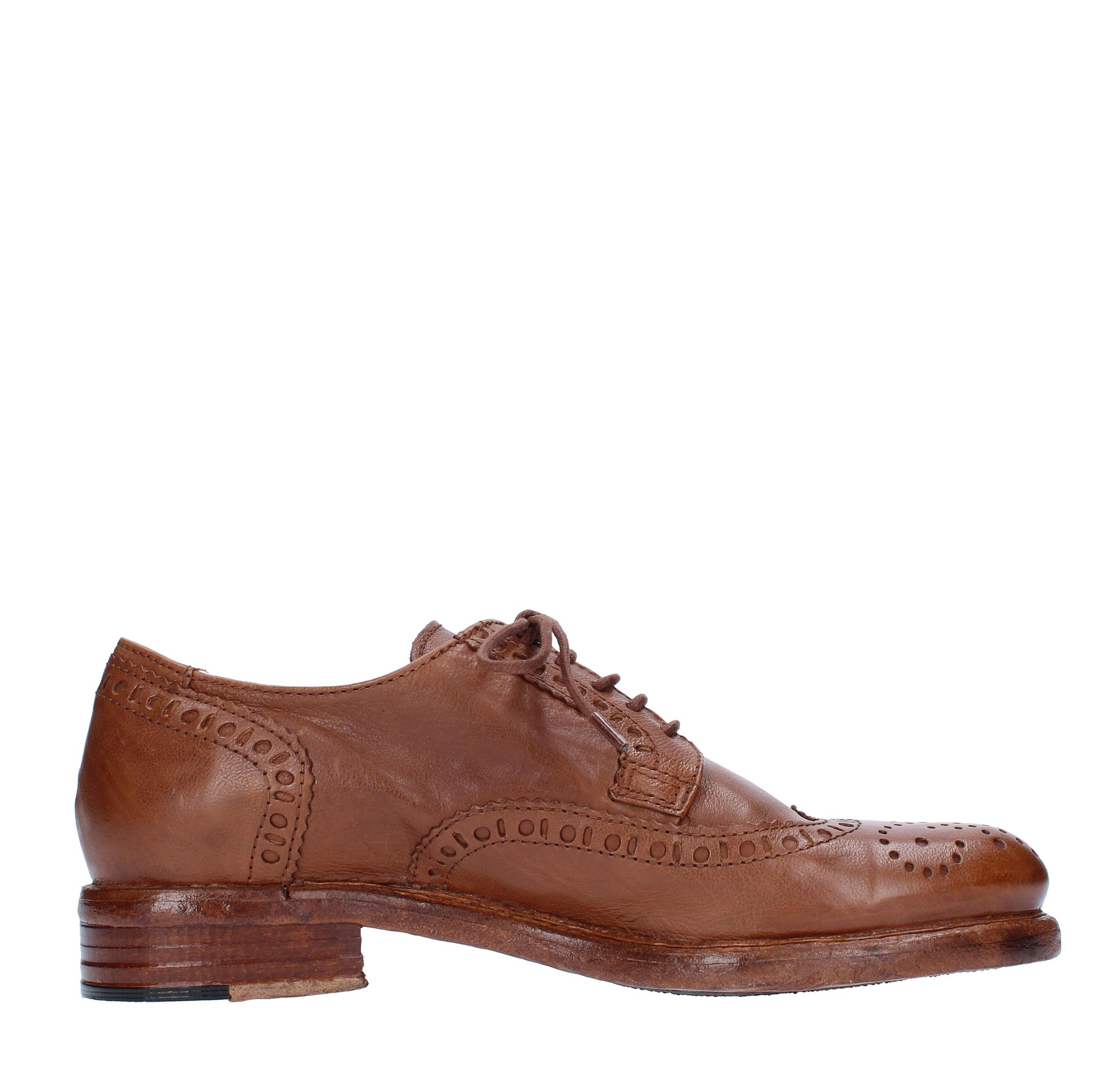 Stringate modello W191-17 in pelle 