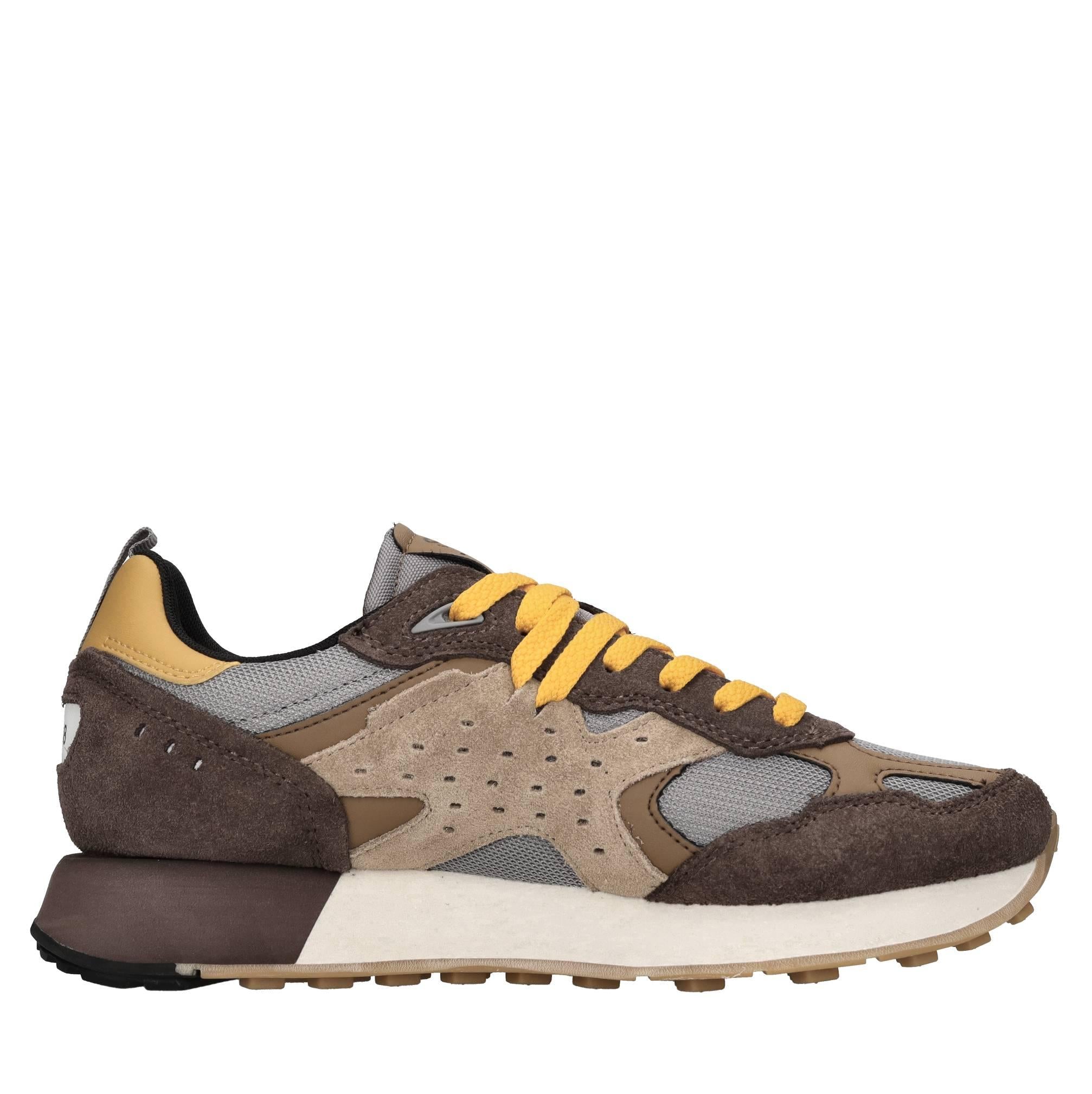 Sneakers Jaki Outdoor in camoscio, ecopelle e tessuto 