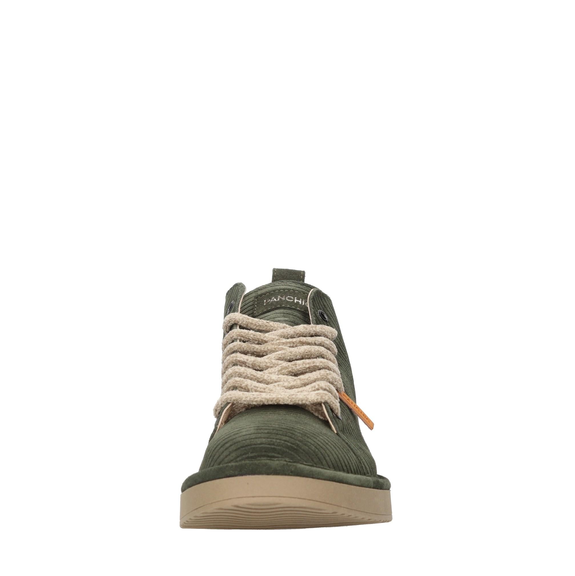 Sneakers alta modello P01 ANKLE BOOT in camoscio 