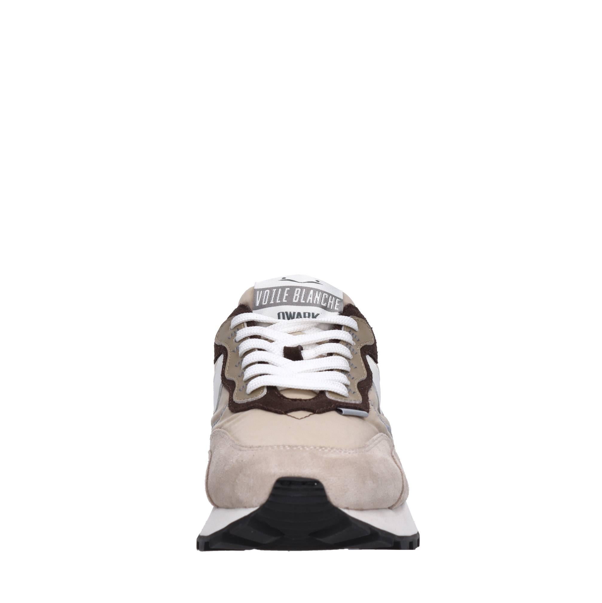 Sneakers in camoscio pelle e tessuto 
