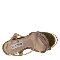 Sandali in vernice e strass 