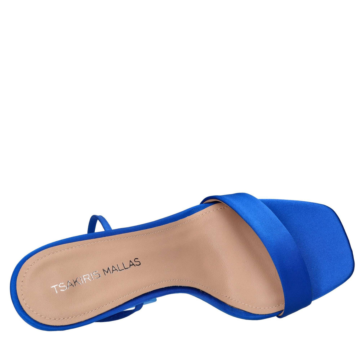 Sandali in pelle e raso 