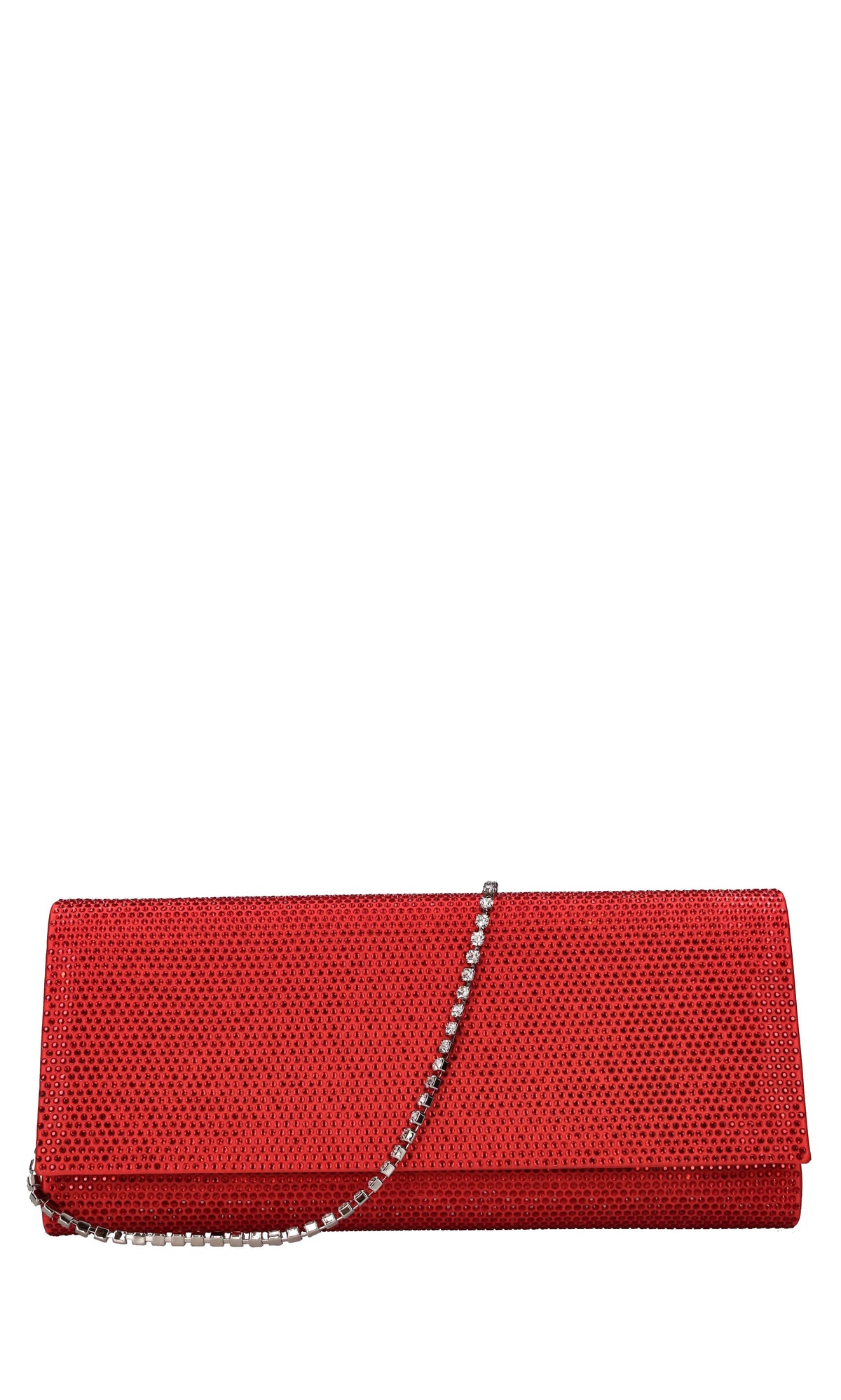 Borsa in raso e strass 