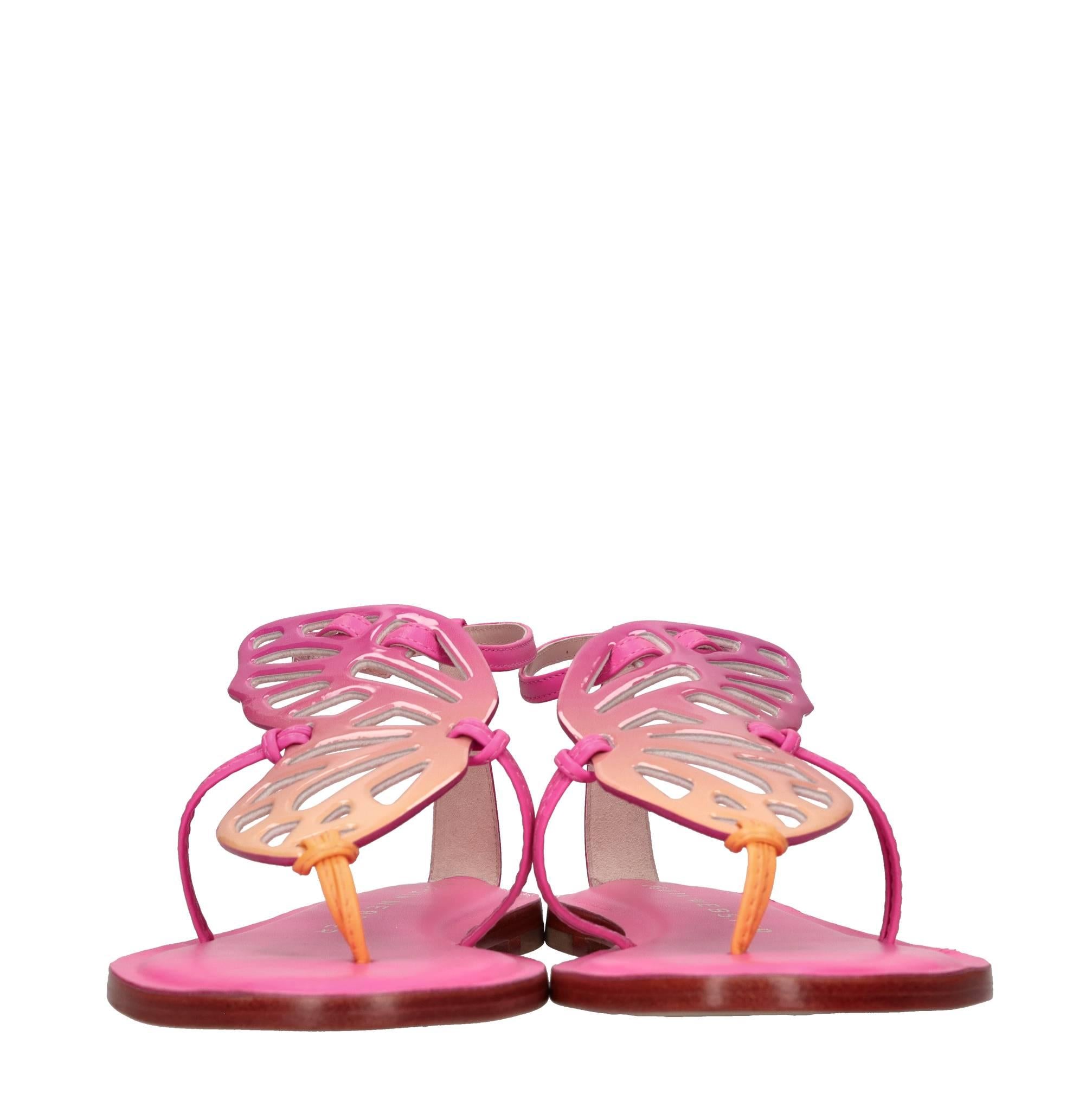Sandali flat modello BUTTERFLY FLAT in pelle 