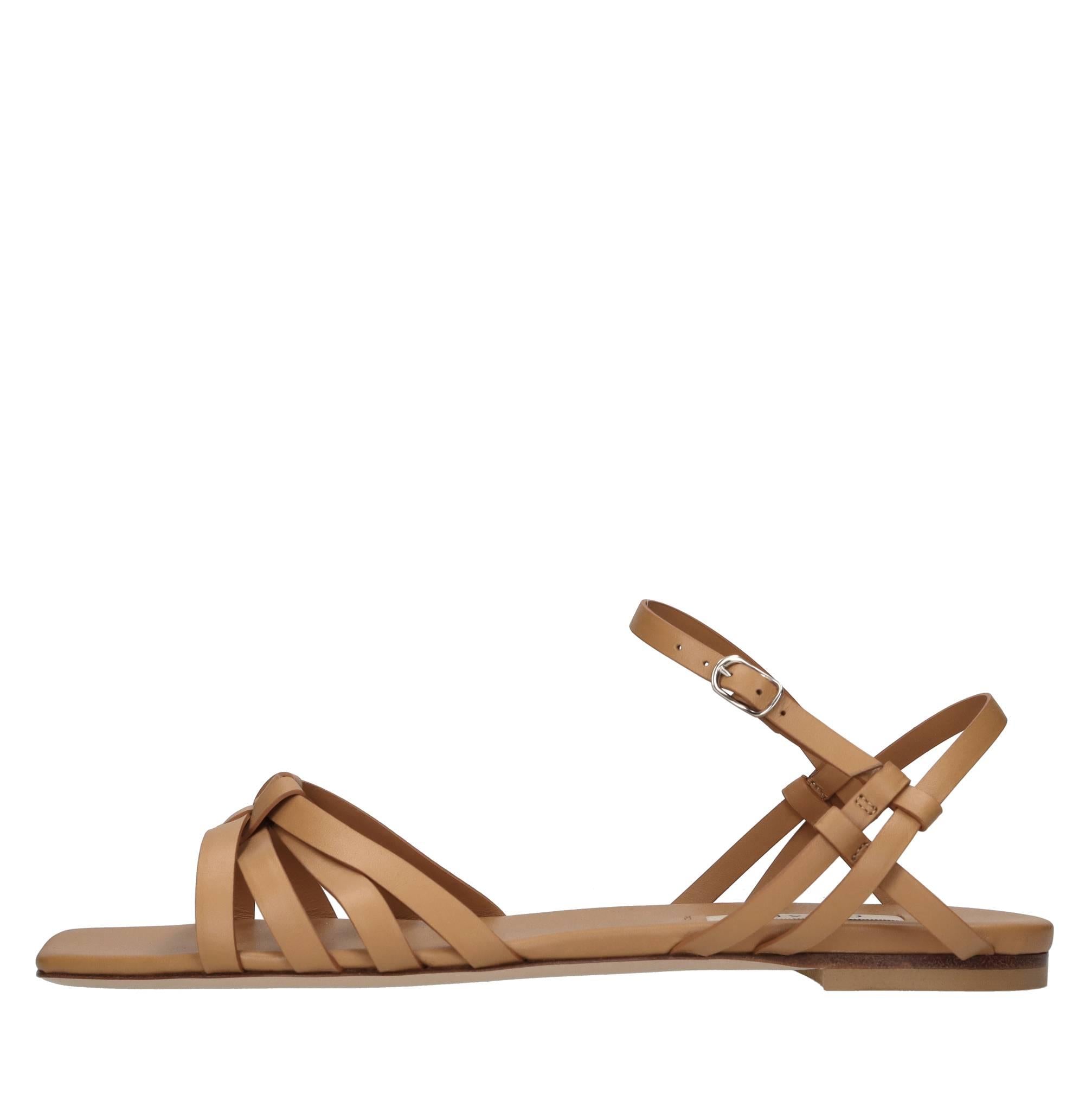Sandali flat Florence in pelle 