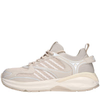 Sneakers in tessuto ed ecopelle 