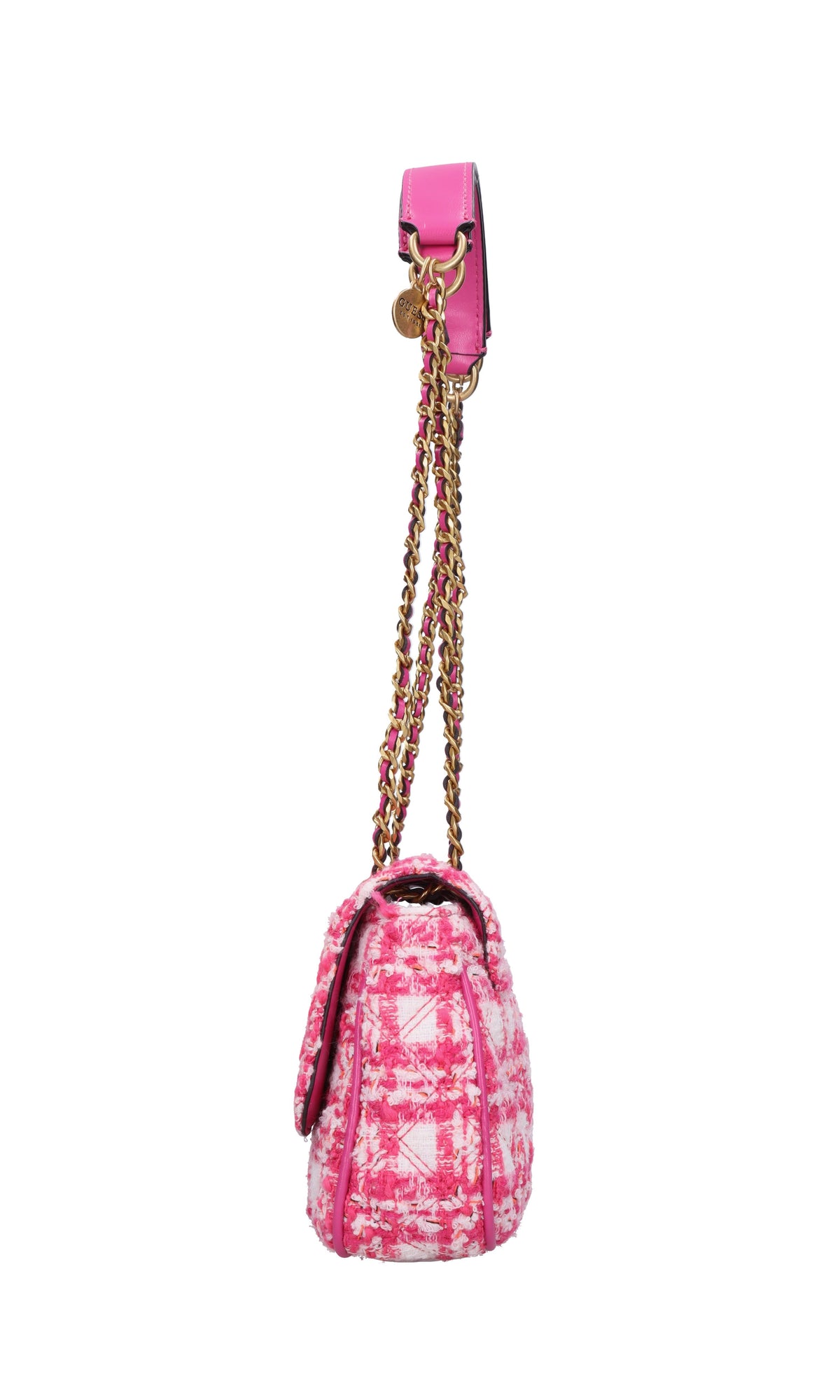 Borsa in tessuto ed ecopelle 