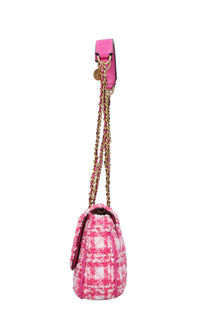 Borsa in tessuto ed ecopelle 
