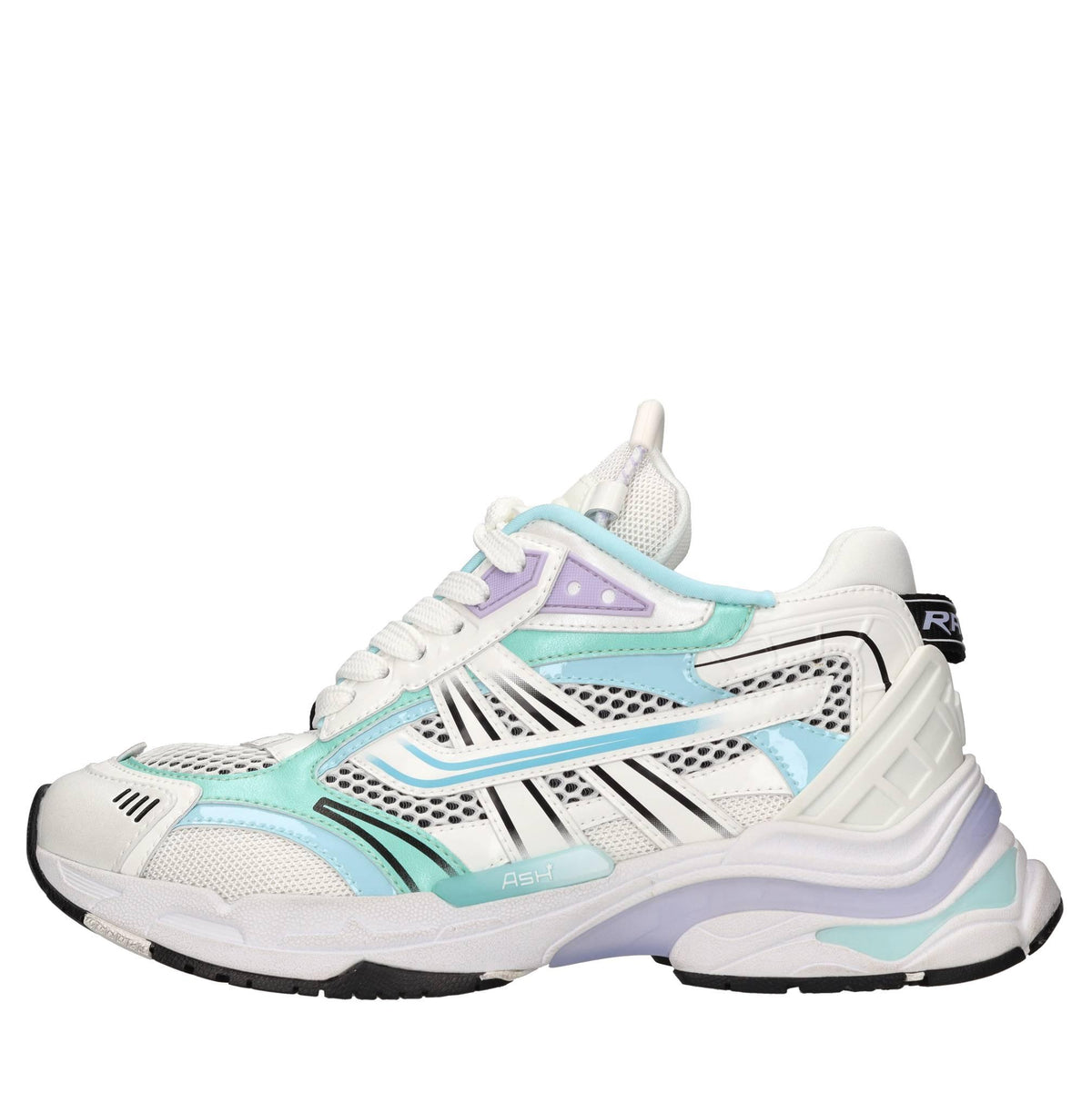 Sneakers modello Race in pelle e tessuto 