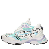Sneakers modello Race in pelle e tessuto 
