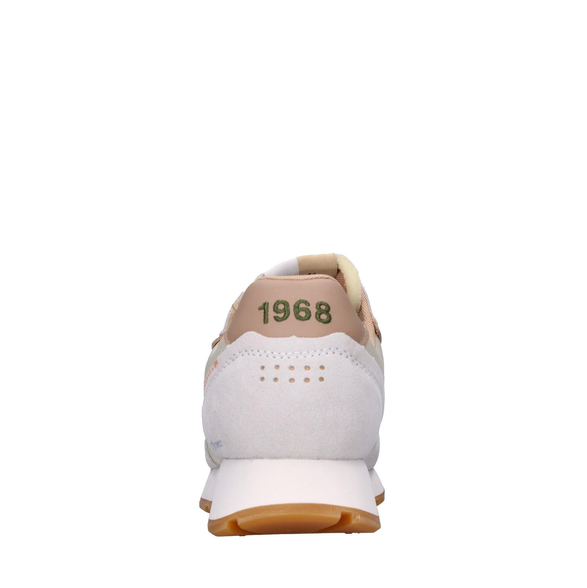 Sneakers in camoscio e tessuto 