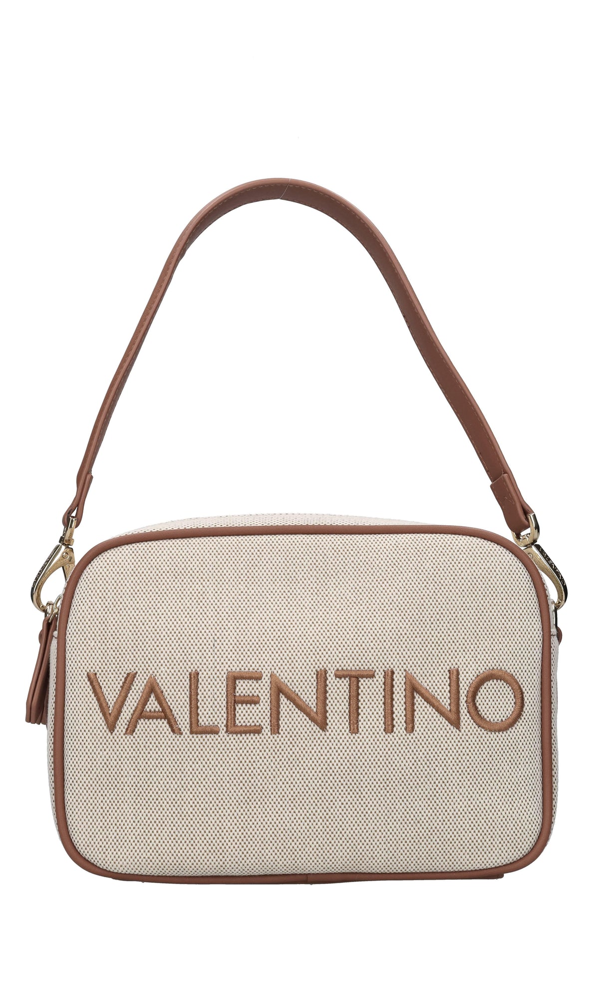 Borsa in tessuto ed ecopelle 