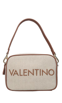 Borsa in tessuto ed ecopelle 