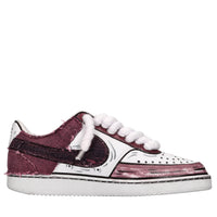 Sneakers in ecopelle e tessuto 