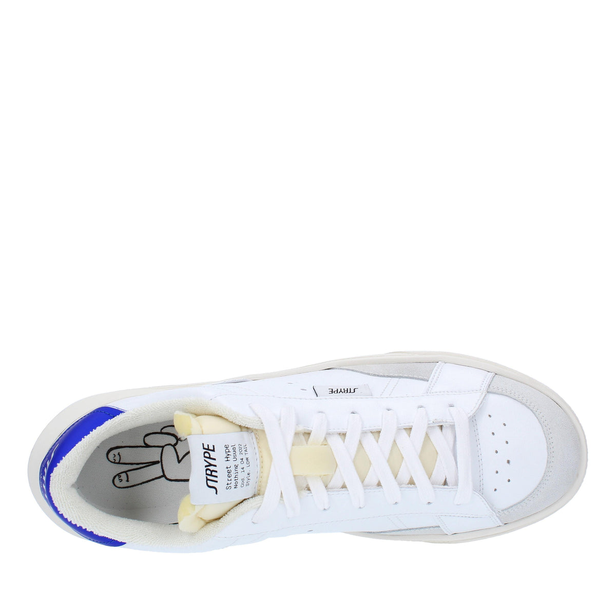 Sneakers modello ST1001-AZF STRYPE  in pelle camoscio e tessuto 