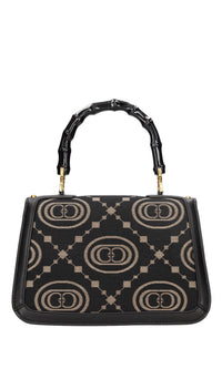 Borsa in tessuto stampato 