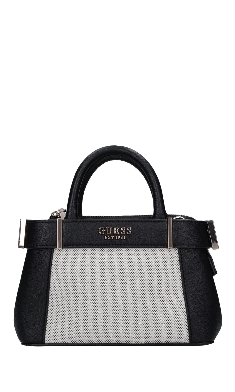 Borsa in tessuto ed ecopelle 