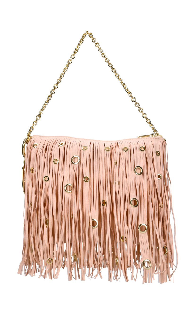 Borsa Night Edition Fringes in ecopelle 