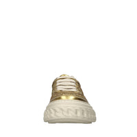 Sneakers Off road in pelle e glitter 