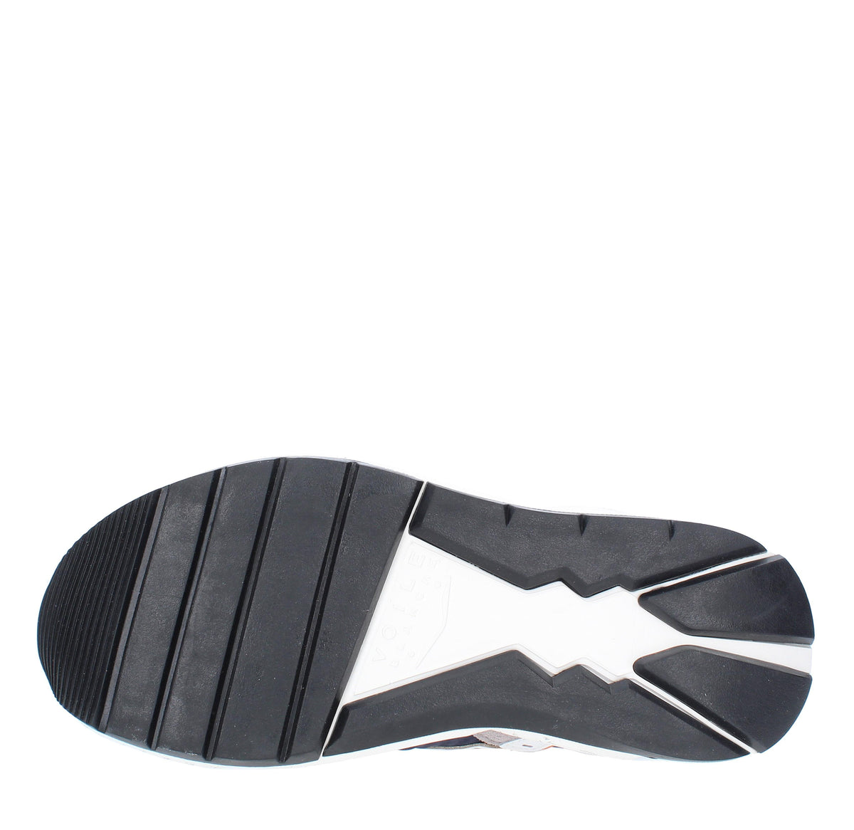 Sneakers in camoscio pelle e tessuto 