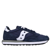 Sneakers in camoscio e tessuto 