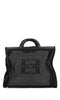 LA CARRIE Square bag in fabric and eco-leather