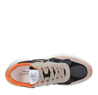 Sneakers VOILE BLANCHE modello SHINE in camoscio pelle e tessuto 