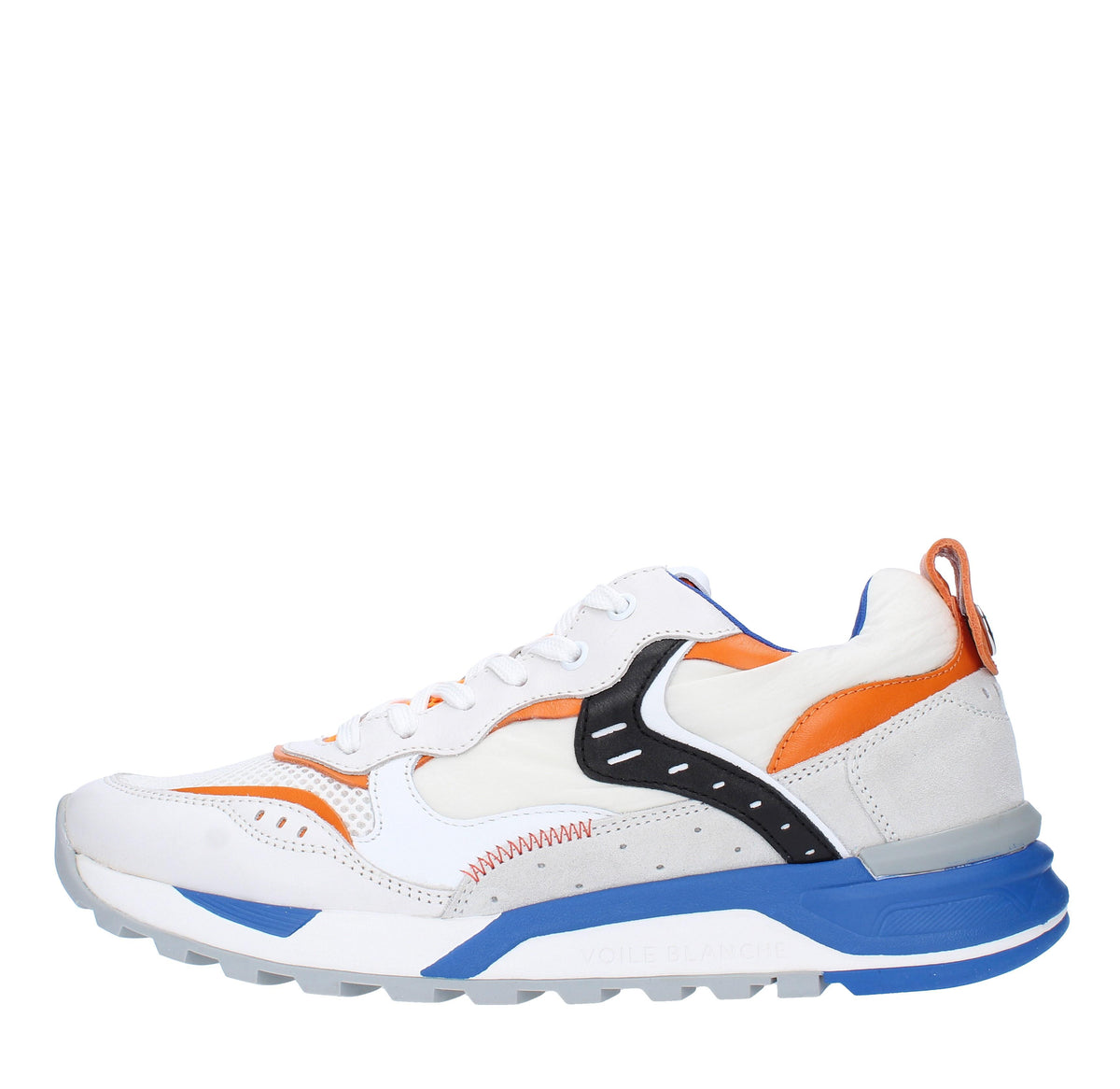 Sneakers in camoscio pelle e tessuto 