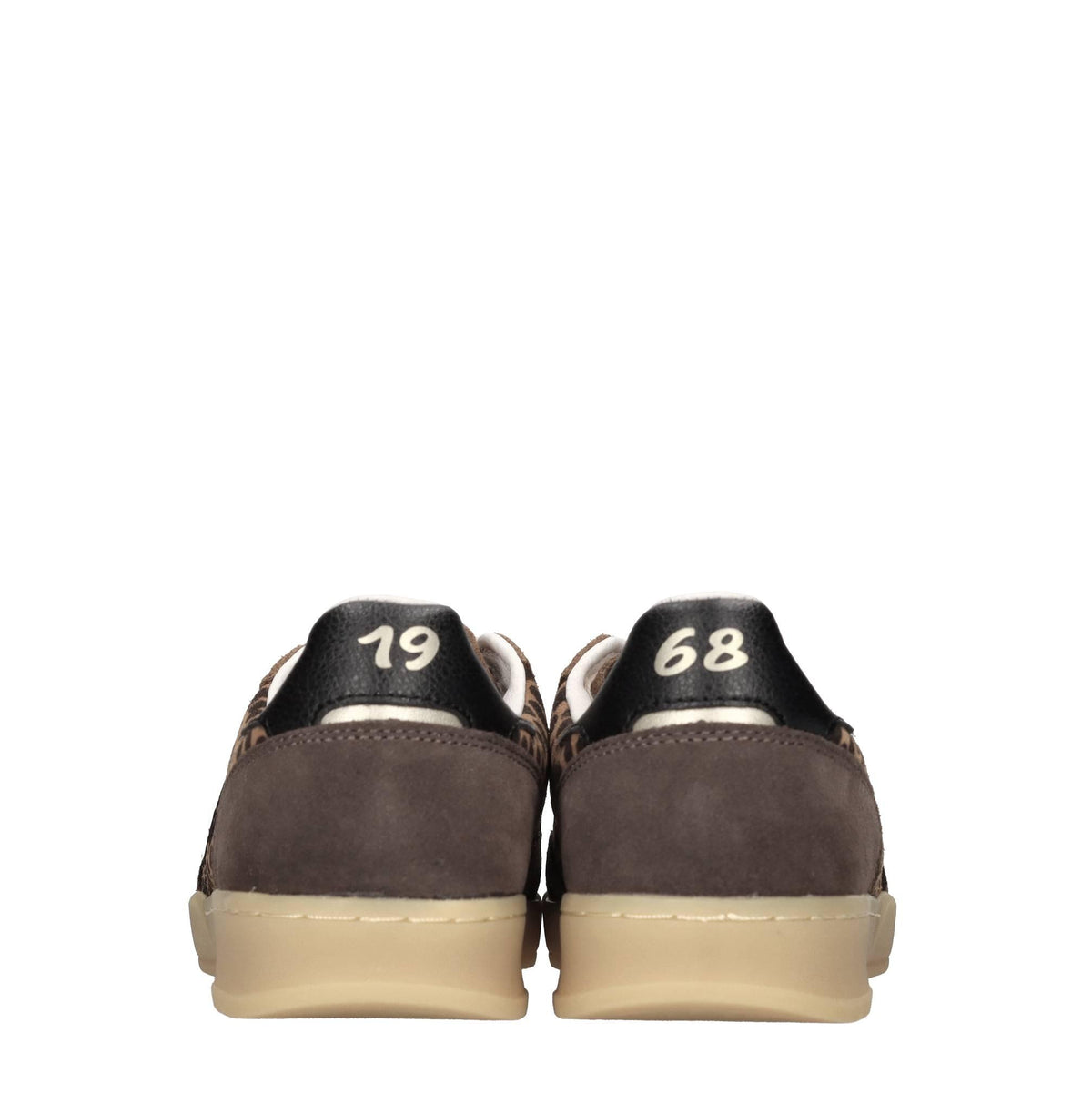 Sneakers in camoscio ed ecopelle 