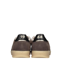 Sneakers in camoscio ed ecopelle 