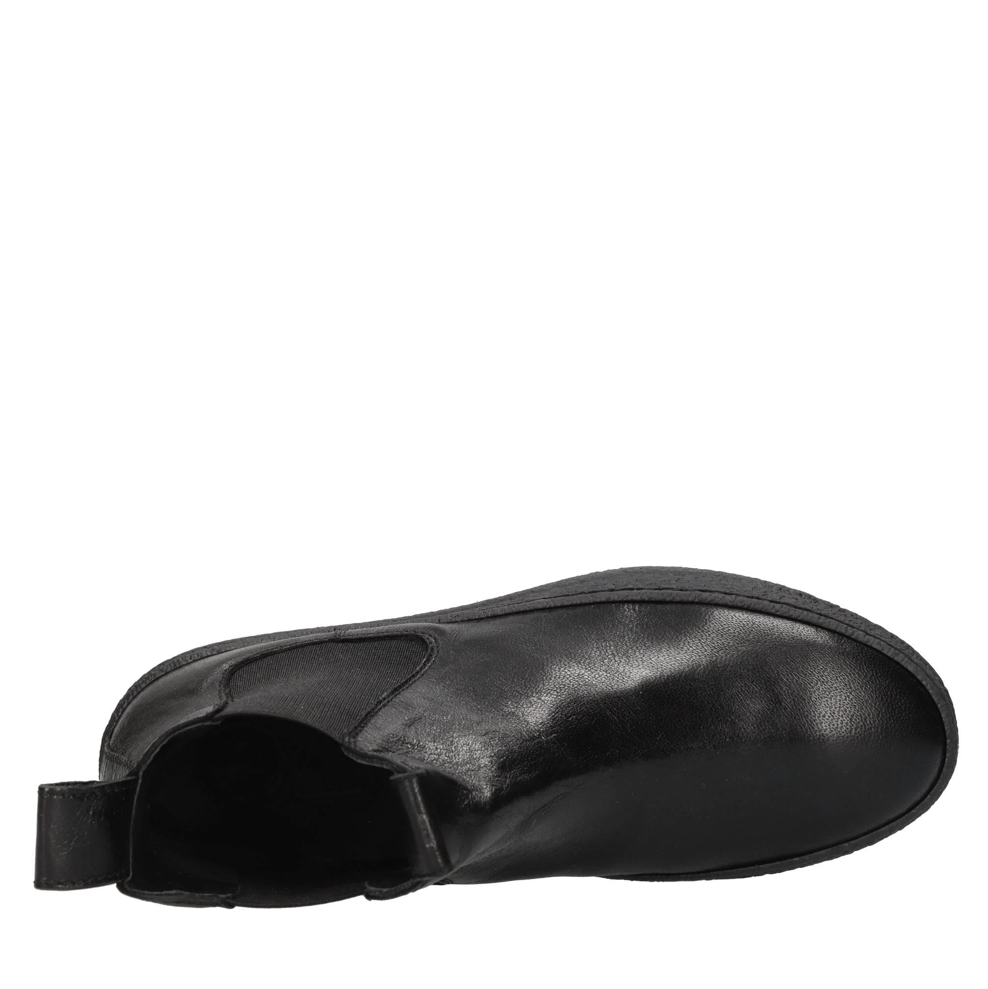 Stivaletti beatles in pelle 