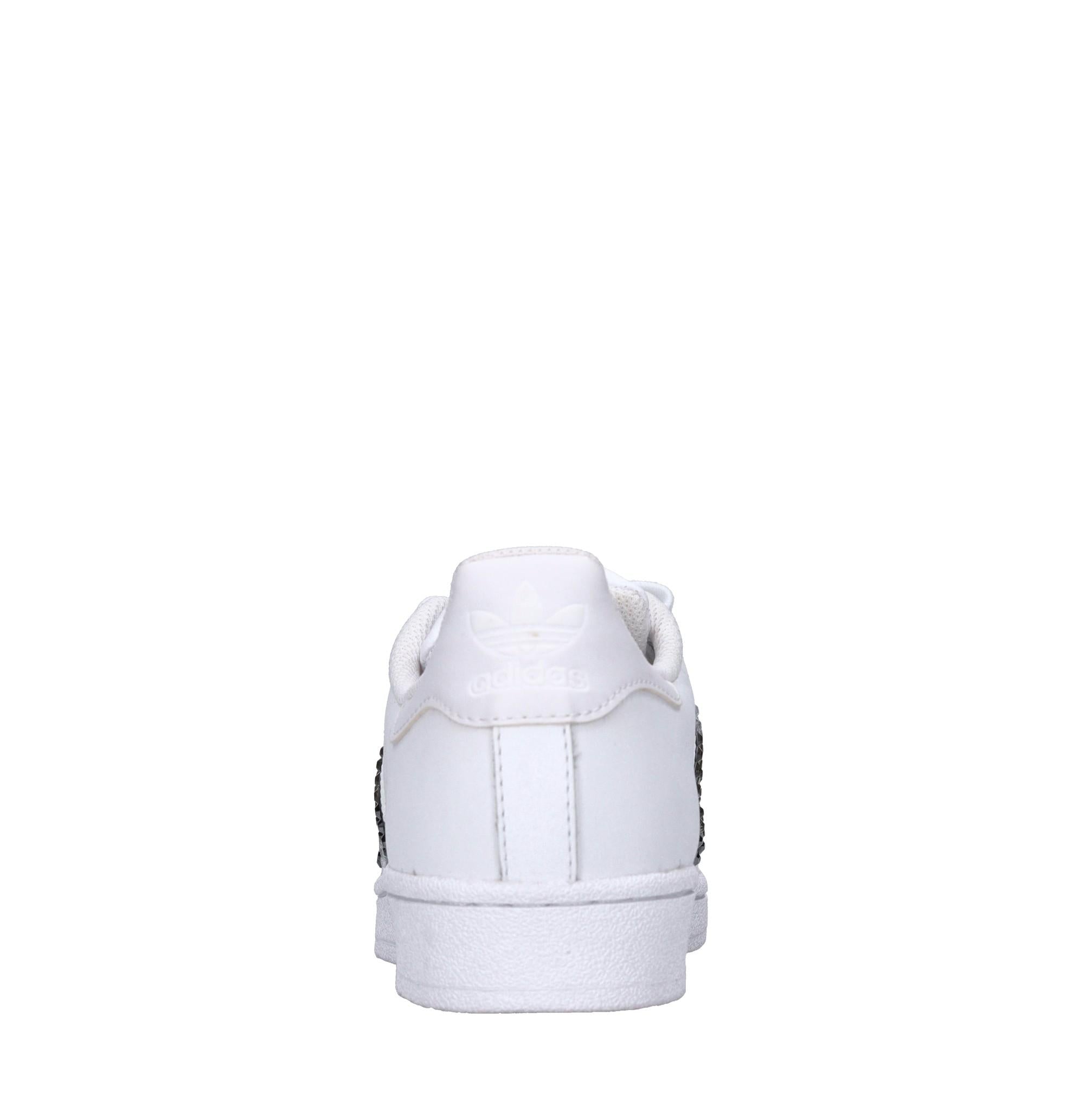 Sneakers in pelle,ecopelle e glitter 