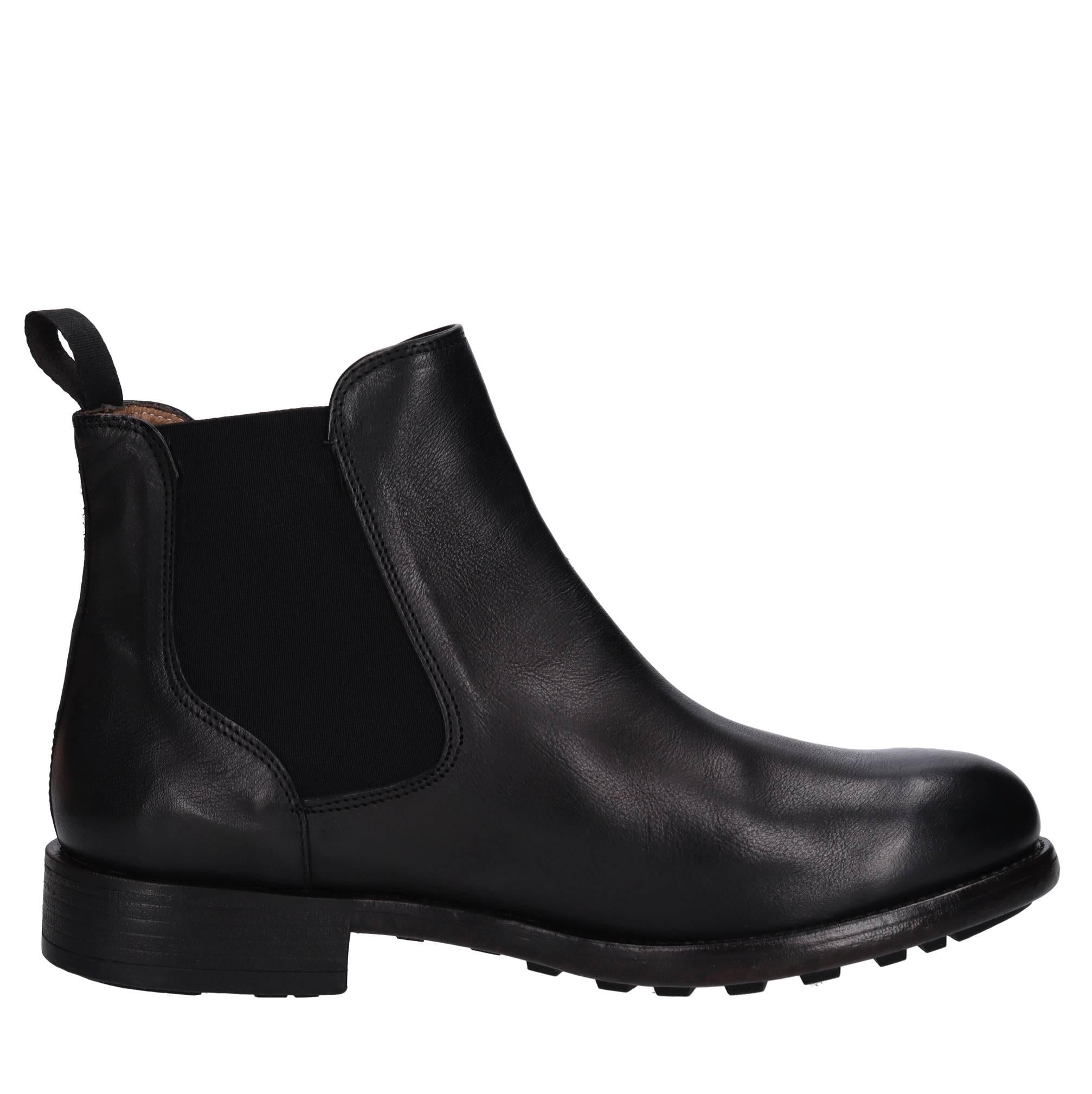 Stivaletti beatles in pelle 