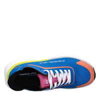 Sneakers in ecopelle e tessuto 