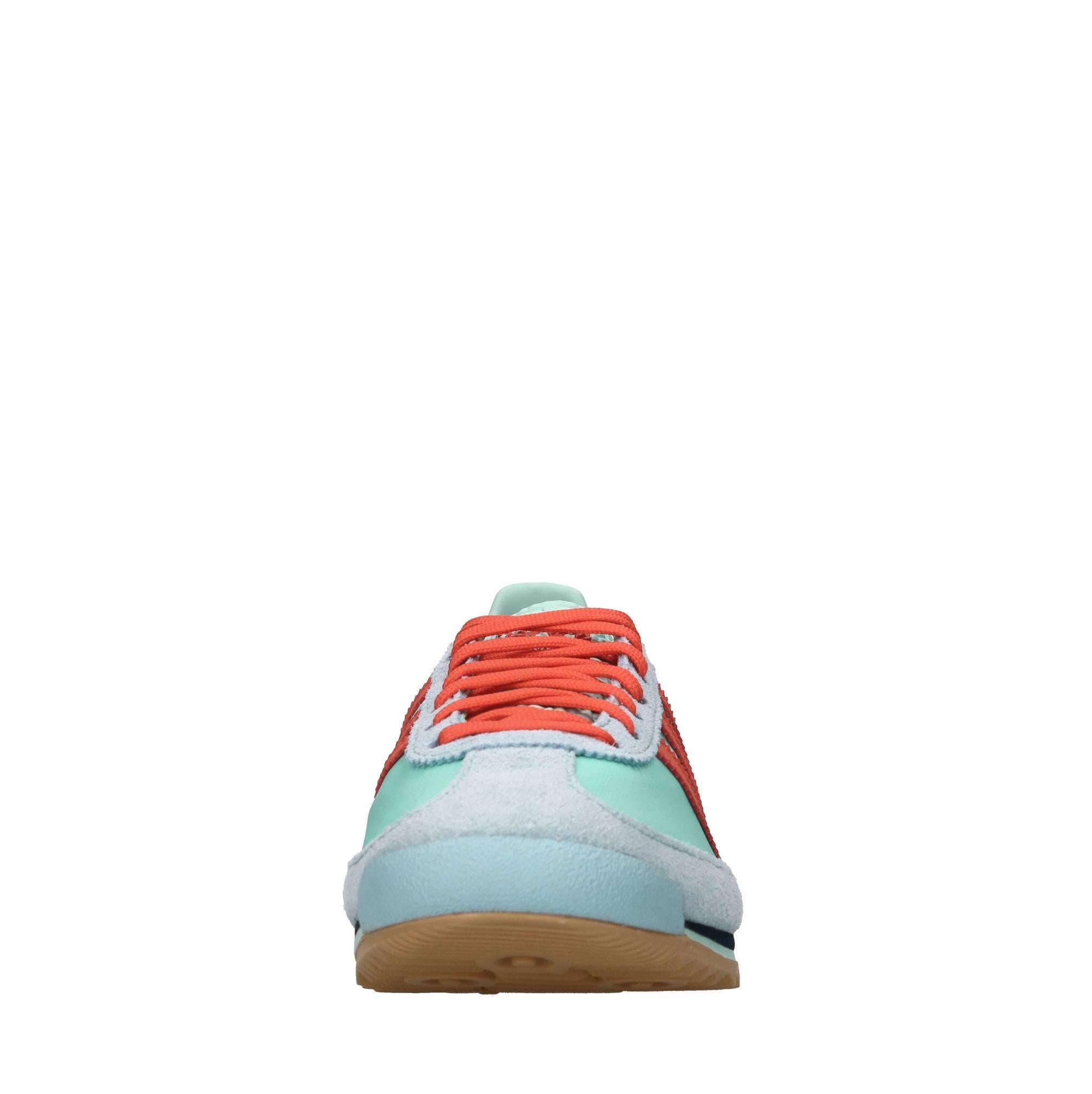 Sneakers in camoscio,pelle e tessuto 