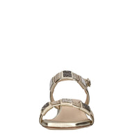 Sandali in pelle e strass 