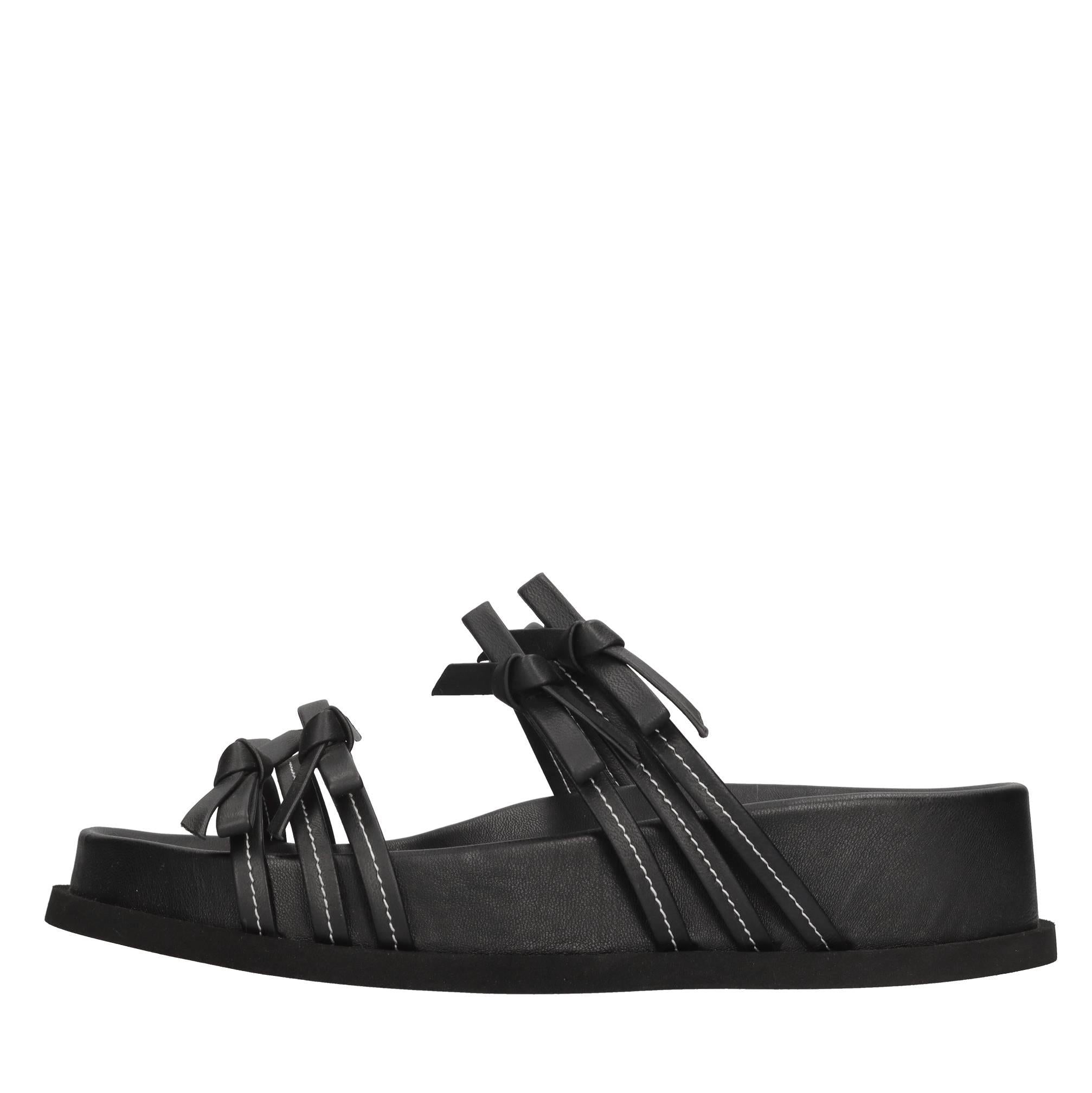 Mules in pelle 
