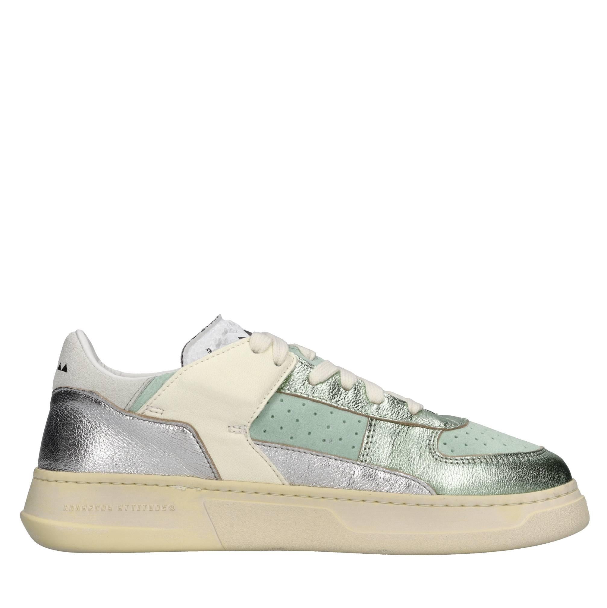Sneakers modello HIRON W in pelle e camoscio 
